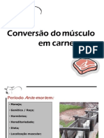 Conversao de Musculo em Carne