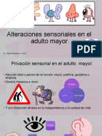 Alteraciones Sensoriales en El Adulto Mayor