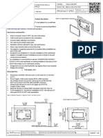 Product Spec.: 002-4-422-WG-SPC Family: Wall-Smart Model: DWG No. Model No.: Ws NC For Ipad Mini 6 With Grills