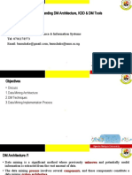 # Understanding DM Architecture, KDD & DM Tools