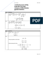 H2 MYE Revision Package Techniques of Differentiation Solutions