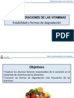 Tema 6. Alteraciones de Las Vitaminas