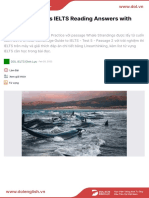 Whale Strandings IELTS Reading Answers With Explanation: Dol Ielts Đình L C