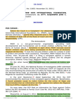 CASE 02 - PHILIPPINE ISLAND KIDS INTERNATIONAL FOUNDATION, INC vs. ATTY. ALEJANDRO JOSE C. PALLUGNA