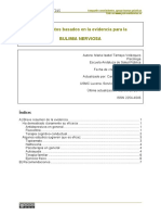 Tratamientos Basados en La Evidencia - Bulimia