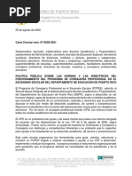 Carta Circular Del PCPEE