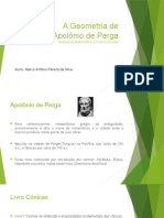 A Geometria de Apolônio de Perga