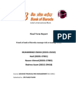 Final Report - Bank of Baroda