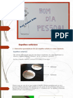 Óptica Geom. Espelhos Esféricos