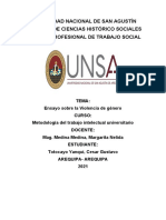 Ensayo Sobre La Violencia de Género