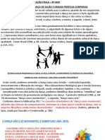 9º ANO EDUCAÇÃO FÍSICA Danças de Salão Maurício Coutinho Nunes