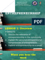 Entrepreneurship Overview 1