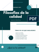 Presentación SEMANA 1 FILOSOFIA DE LA CALIDAD CANVA