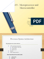 EEE - BEE603 - Microprocessor and Microcontroller - Mr. K. Dwarakesh