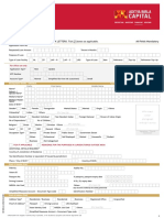 Mortgage Loan Application Form