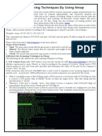 Port Scanning Techniques by Using Nmap