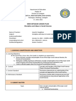 Semi-Detailed Lesson Plan Discipline and Ideas in Social Science