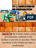 Safety and Sanitation in Food Preparation