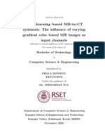 Deep Learning-Based MR-to-CT Synthesis: The Influence of Varying Gradient Echo-Based MR Images As Input Channels