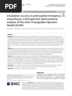 Intubation Success in Prehospital Emergency Anaest