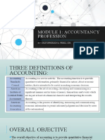 Module 1 Accountancy Profession