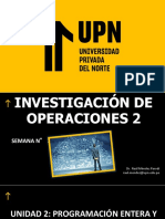 Investigación de Operaciones 2