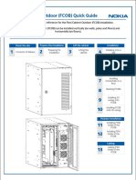 Flexi Cabinet Outdoor (FCOB) Quick Guide: Prepare Installation The Check The Site Installation Lift The Cabinet