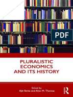 Ajit Sinha, Alex M. Thomas - Pluralistic Economics and Its History (2019, Routledge - Taylor & Francis Group)