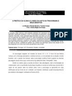 A Prática Da Clínica À Visão Da ACP e Do Psicodrama e Os Seus Desafios