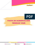 Pauta de Alimentación Trinidad Viles