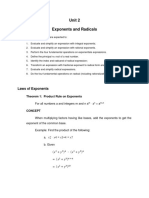 Module 4 - Radicals To Equations