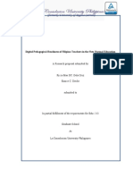 Digital Pedagogical Readiness of Filipino Teachers in The New Normal Education