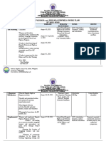 Department of Education: Brigada Pagbasa and Brigada Eskwela Work Plan SY 2021-2022