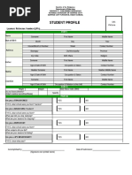 Student Profile: Learners Reference Number (LRN)