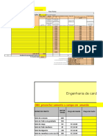 Engenharia de Alimentos Planilha de Custos