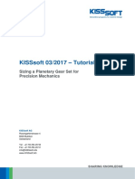 Kisssoft Tutorial 12 Sizing of A Planetary Gear Set