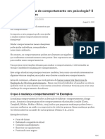 O Que É Mudança de Comportamento em Psicologia 5 Modelos e Teorias