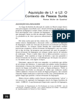 Aquisição de L1 e L2 (P. 70-87)