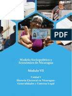 Historia Electoral en Nicaragua Generalidades y Entorno Legal