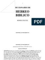 Moises Chavez Diccionario de Hebreo Biblico X Eltropical