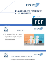 Unidad # 3 El Corporate Venturing y Las Startups