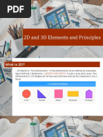 2D and 3D Elements and Principles