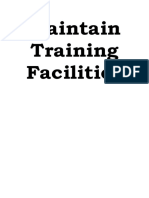 MAINTAIN TRAINING FACILITIES-Lugo