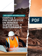 Diplomado - Costos y Presupuestos en Minería Superficial y Subterránea