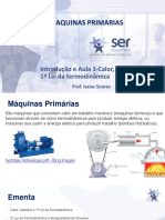 Introdução e Aula 1-Trabalho e Calor e 1a Lei Da Termodinâmica