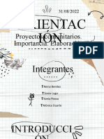 Proyectos Comunitarios. Importancia. Elaboración