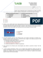 Ciências - 1 Semana - 8º e 9º Ano - Julho 2022