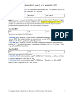 Question Set 8 59 240 Physical Chemistry