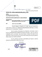 Oficio Proceso de Reasignacion Por Salud