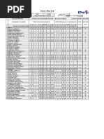 2nd Grading Sheet